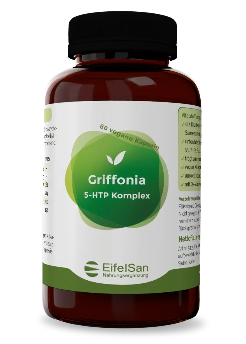 Griffonia 5-HTP Komplex Griffonia 5-HTP Komplex – 60 vegane Kapseln von EifelSan