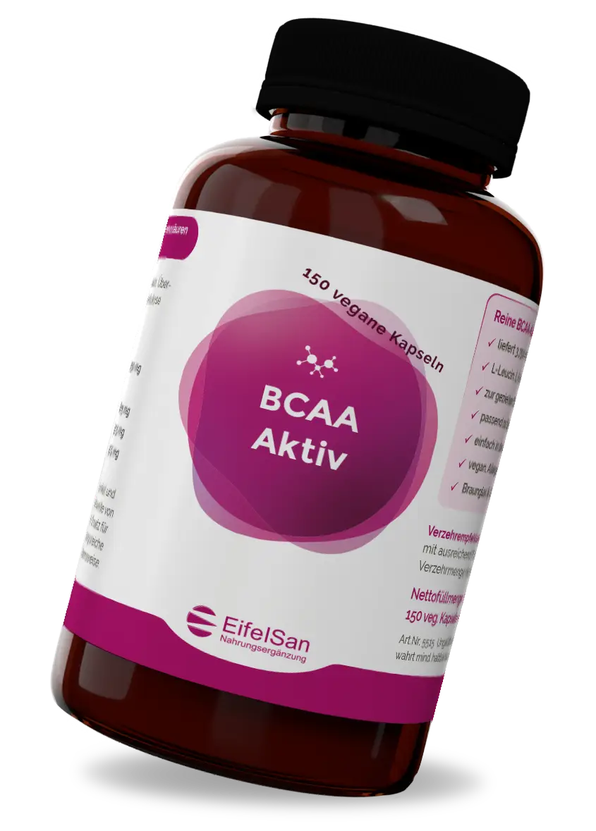 BCAA Aktiv 3750 mg – 150 vegane Kapseln BCAA Aktiv 3750 mg – 150 vegane Kapseln