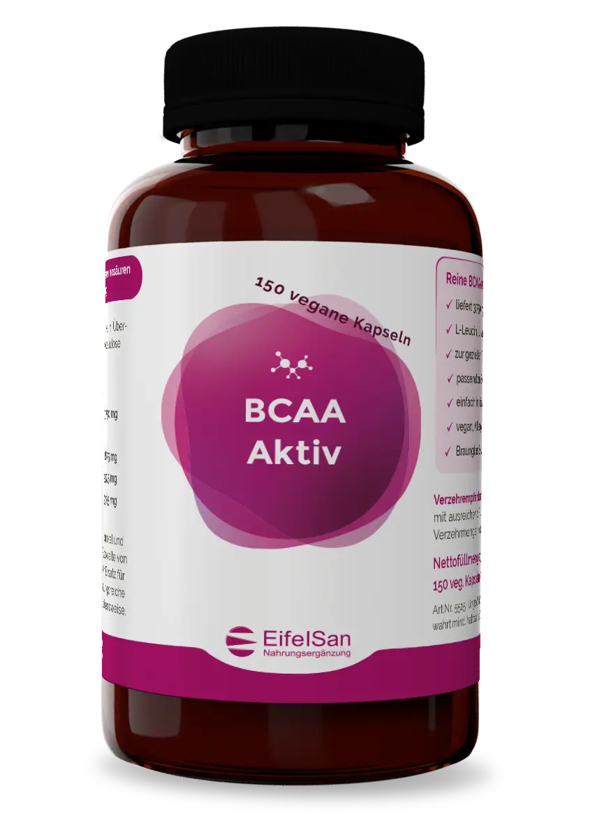 BCAA Aktiv 3750 mg – 150 vegane Kapseln BCAA Aktiv 3750 mg – 150 vegane Kapseln
