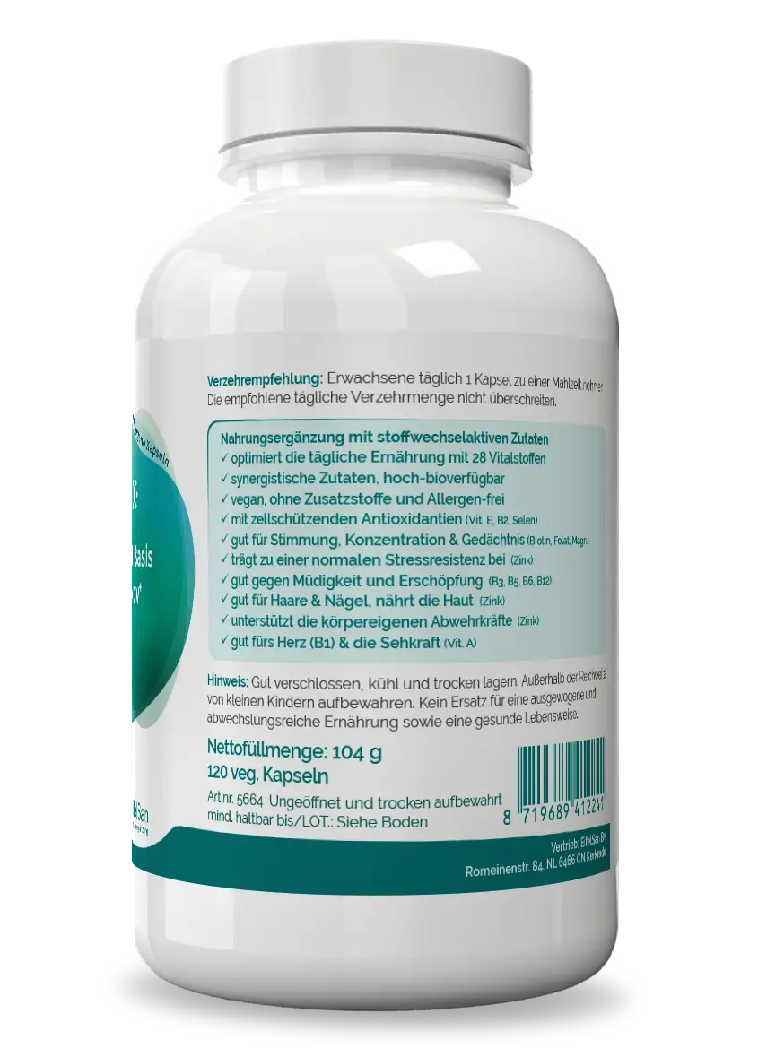 Multi Basis Aktiv Qualität Multi Basis Aktiv Plus von EifelSan – vegan, hypoallergen und ohne Zusatzstoffe