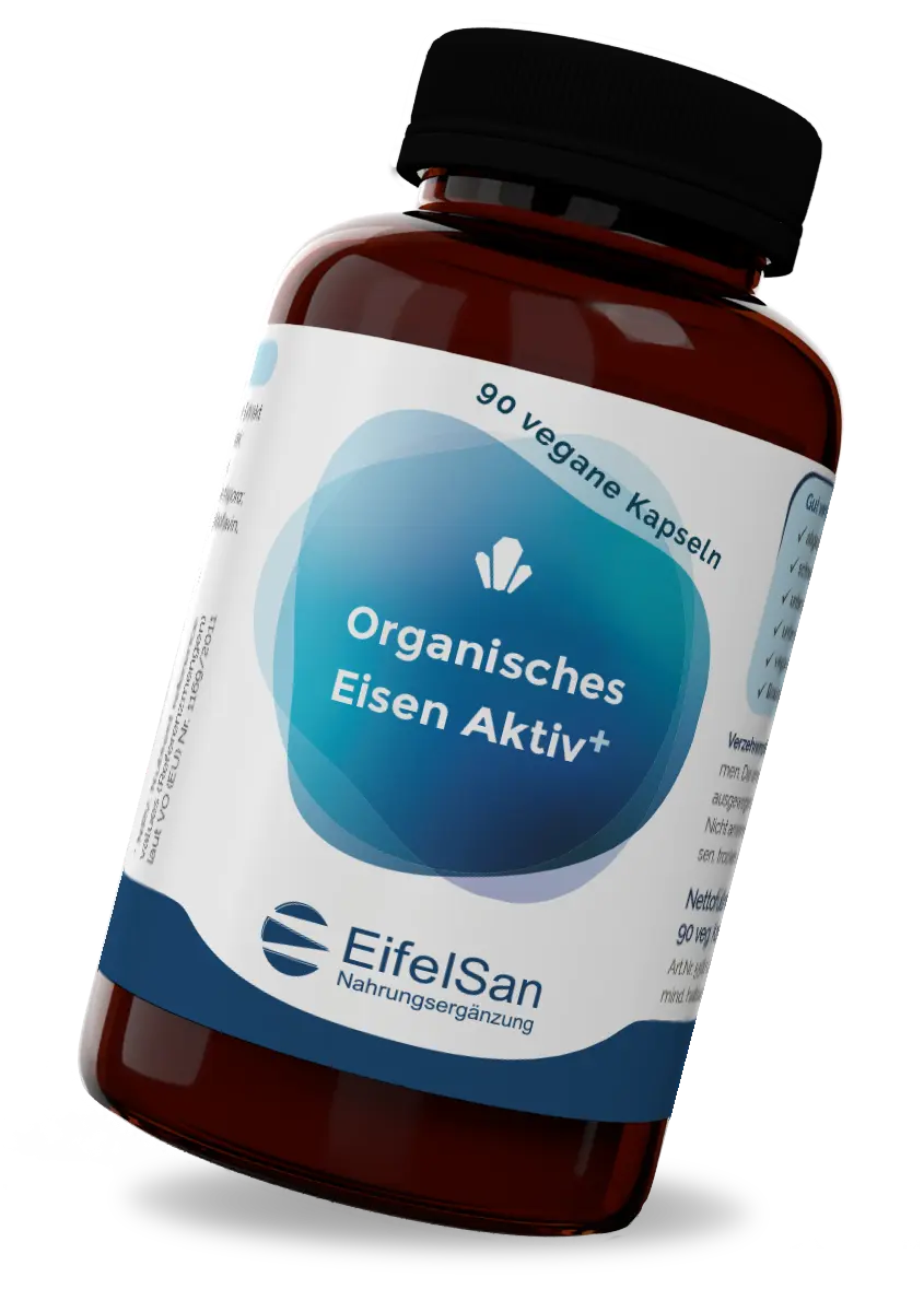 Eisen Kapseln Eisenbisglycinat EifelSan Eisen Kapseln mit Eisenbisglycinat, Vitamin C und B-Vitaminen