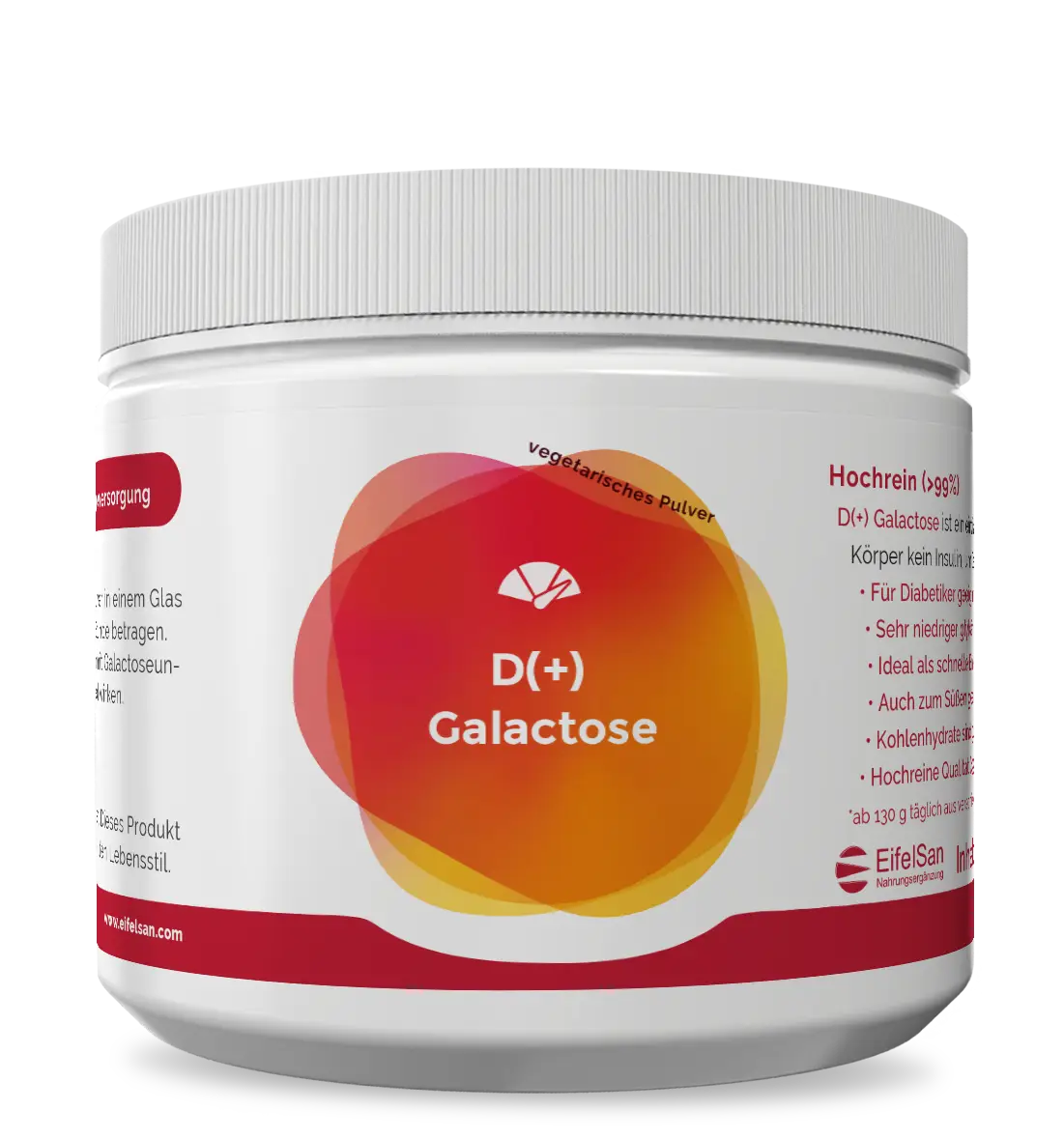 Galactose Pulver 250 g Galactose Pulver von EifelSan – 250 g D-Galactose hochrein über 99 %
