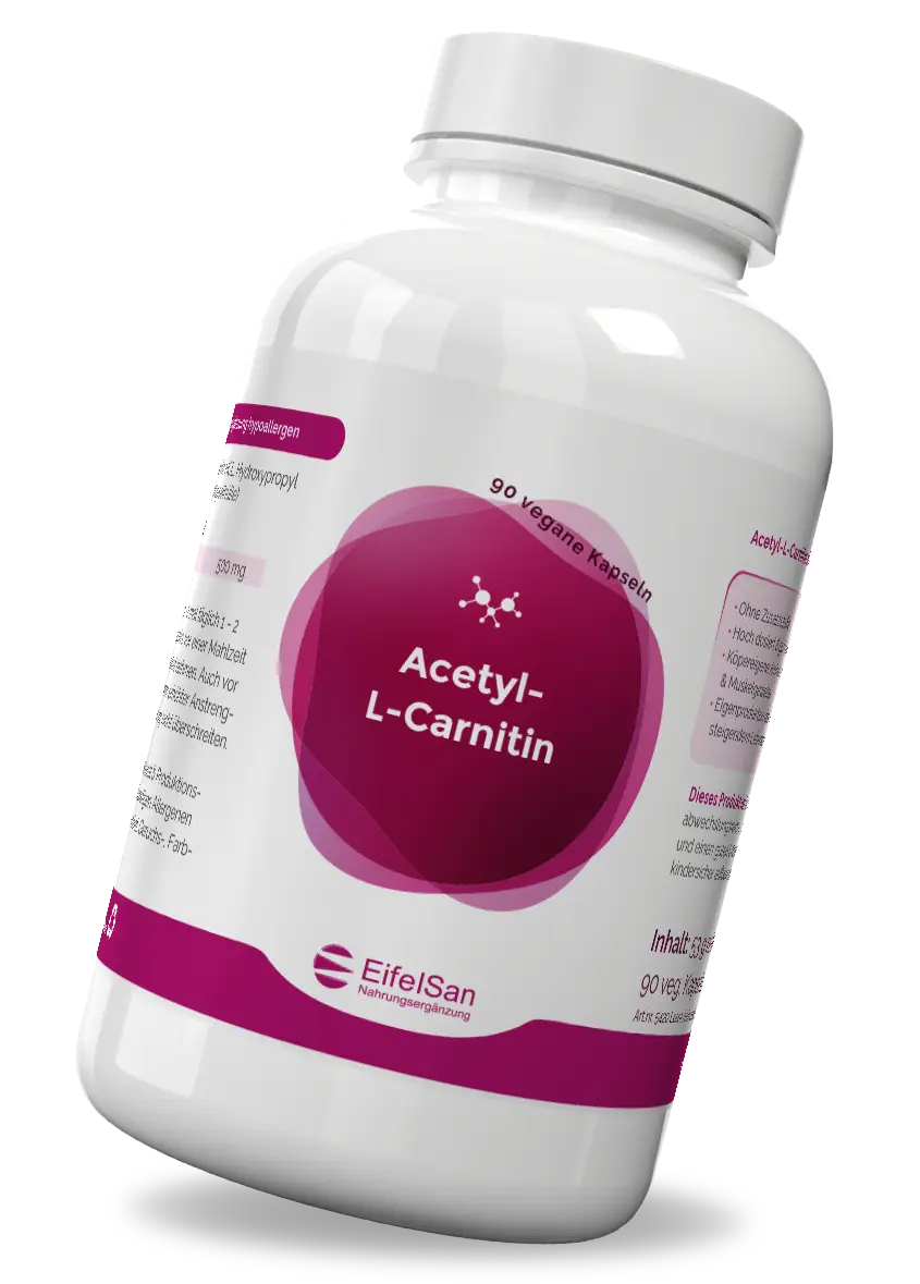 Acetyl-L-Carnitin 500 mg acetyl-l-carnitin-kapseln-vegan-eifelsan