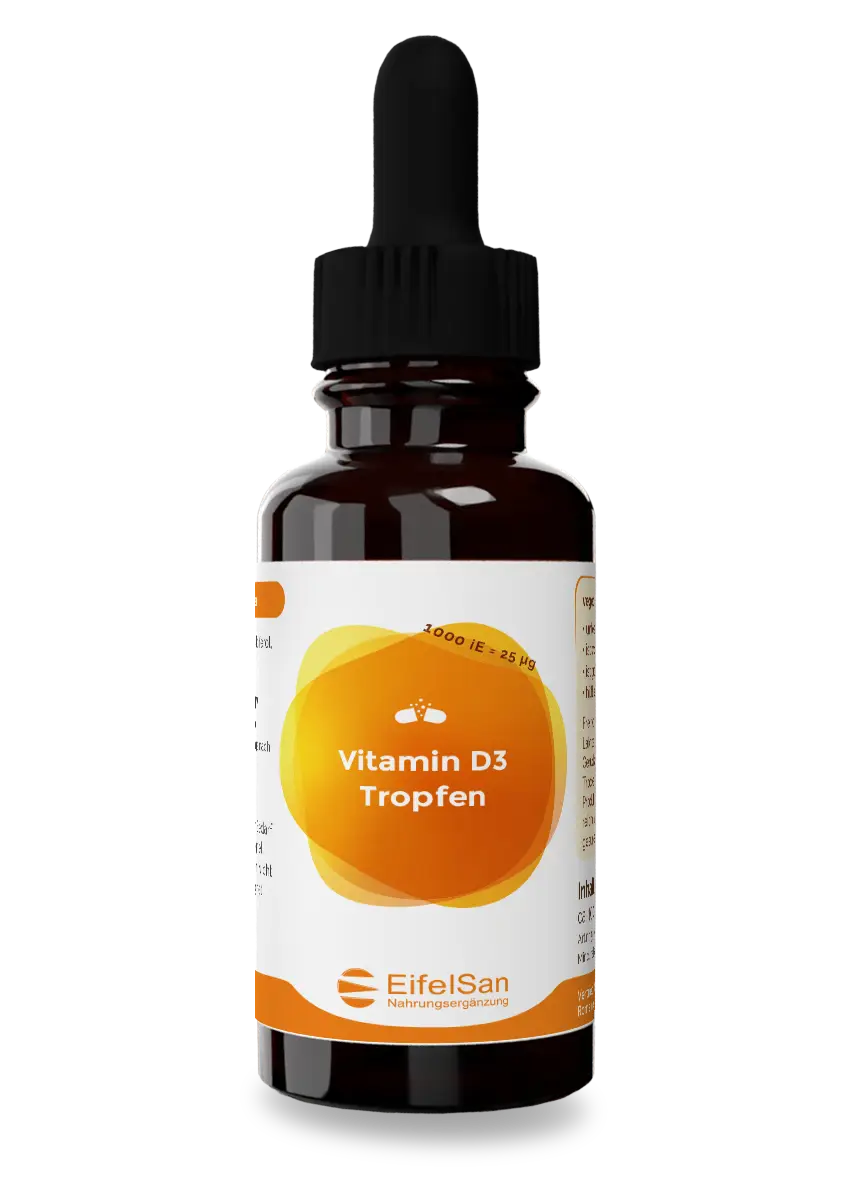 Vitamin D3 1000 I.E. Tropfen Vitamin D3 Tropfen von EifelSan – 50 ml mit 1000 I.E. Vitamin D3 pro Tropfen
