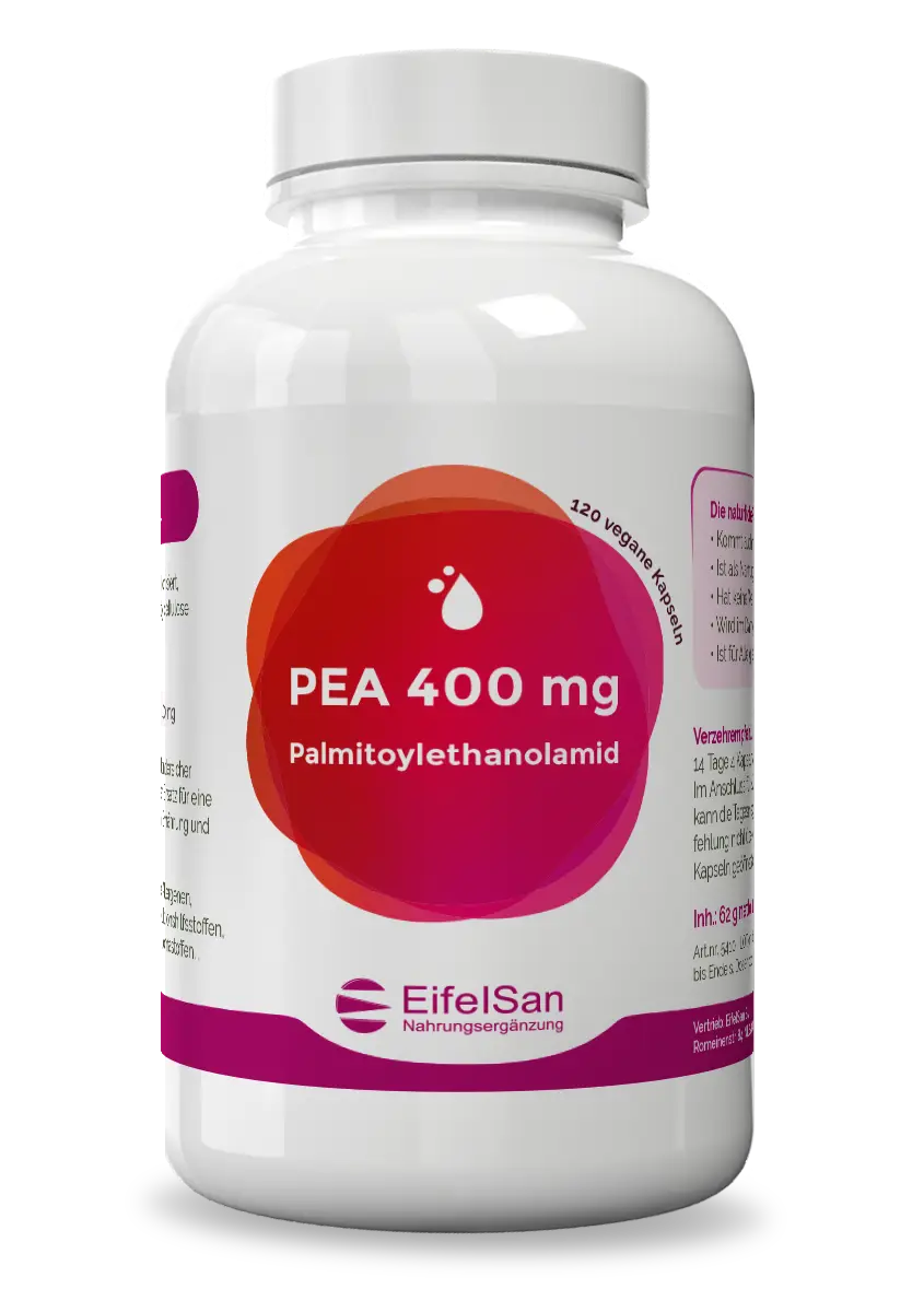 PEA 400 mg PEA 400 mg von EifelSan – 120 vegane Kapseln mit Palmitoylethanolamid