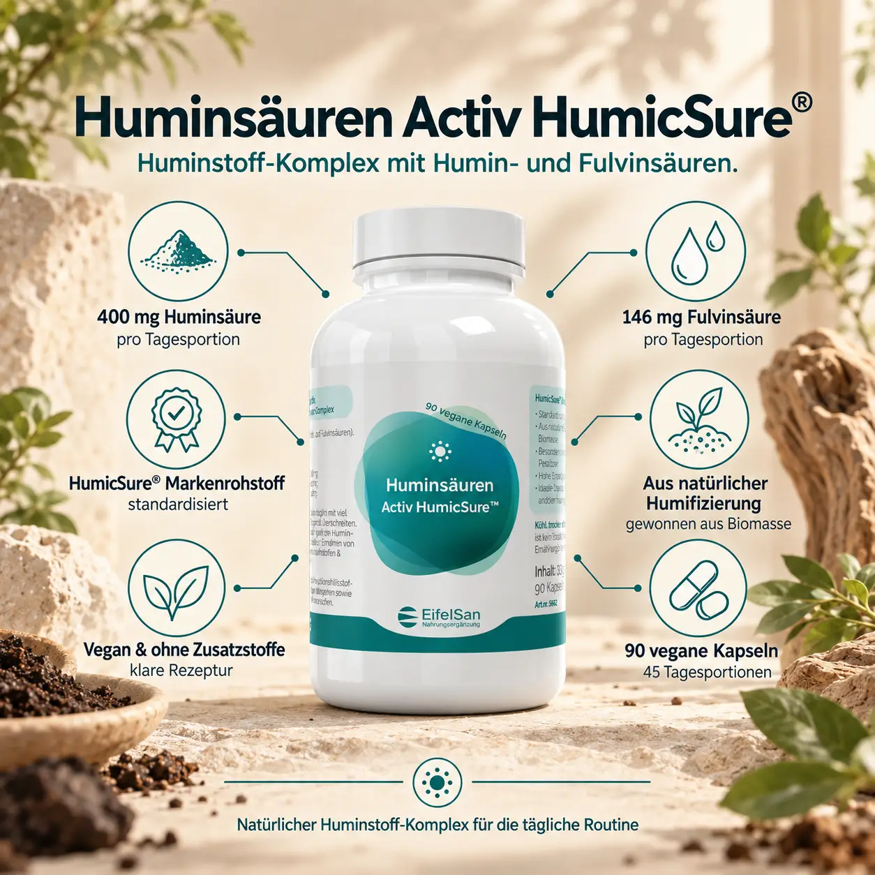 Huminsäuren Activ HumicSure® - 90 Kapseln