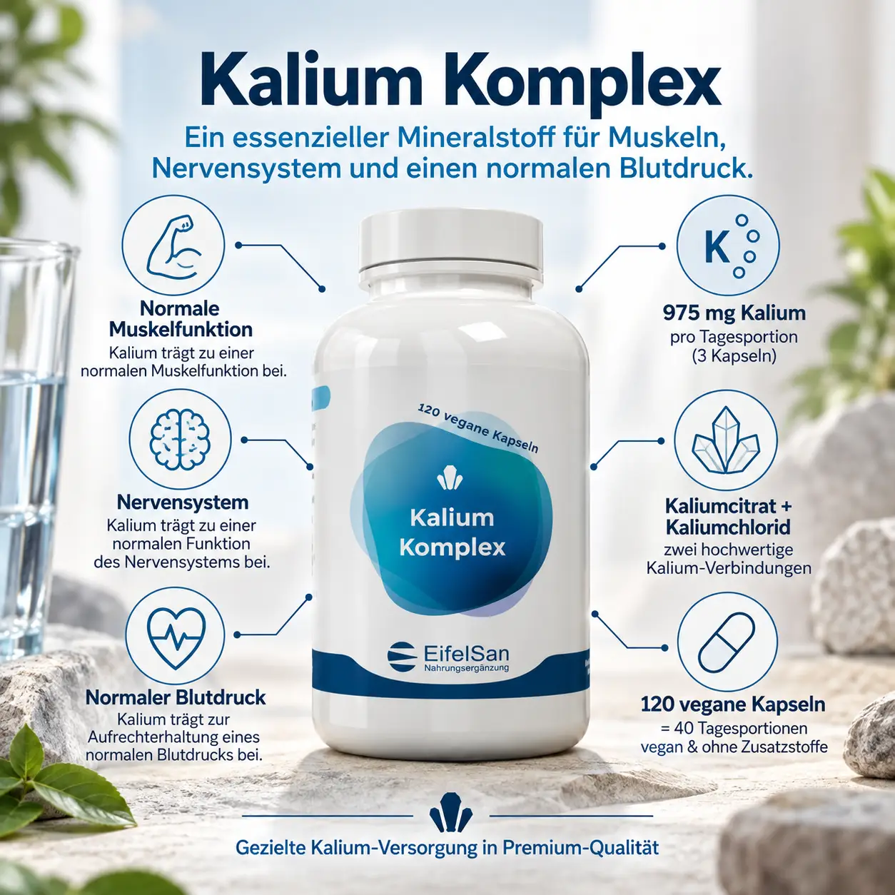 Kalium Komplex 325 mg - 120 Kapseln Kalium Komplex 325 mg - 120 Kapseln