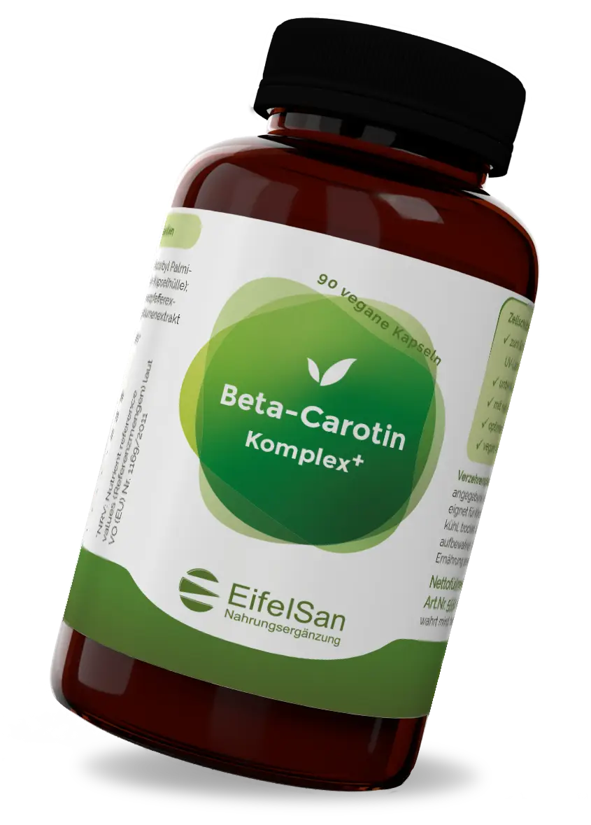 Beta-Carotin Kapseln EifelSan Beta-Carotin Kapseln mit CaroCare®, Vitamin C, Vitamin E und Carotinoiden