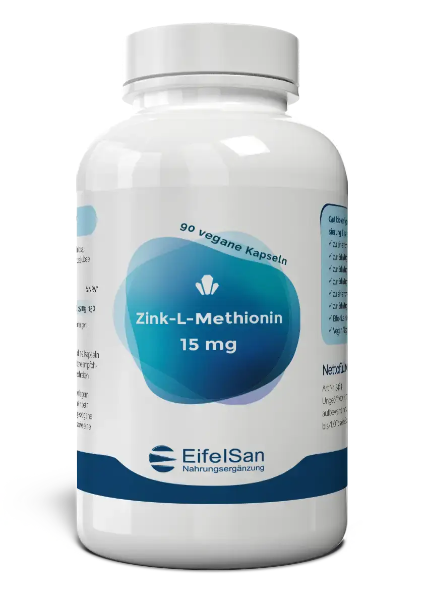 Zink-L-Methionin - 90 Kapseln mit 15 mg Zink Zink-L-Methionin - 90 Kapseln mit 15 mg Zink