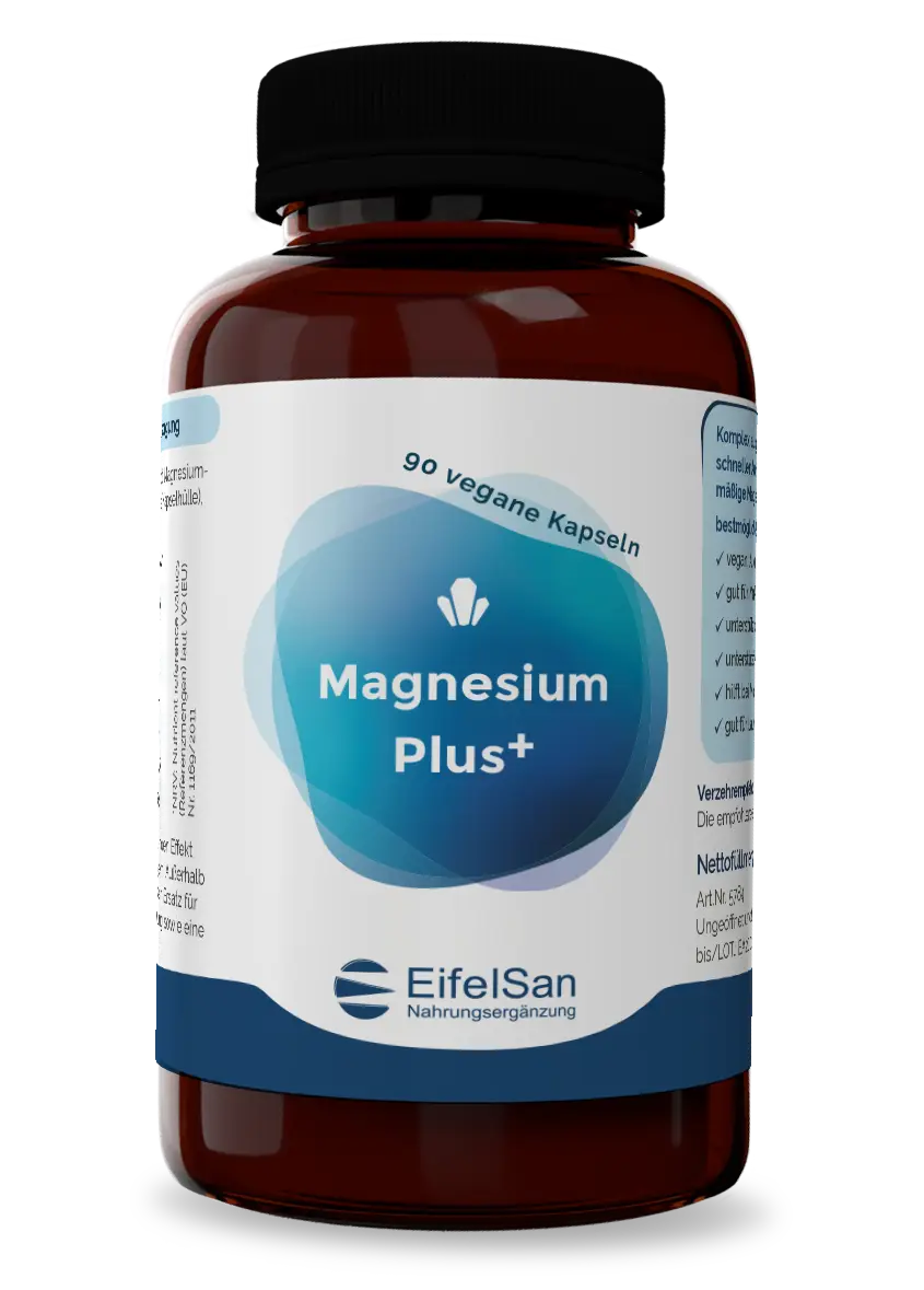 Magnesium Plus Aktiv - 90 vegane Kapseln Magnesium Plus Aktiv - 90 vegane Kapseln