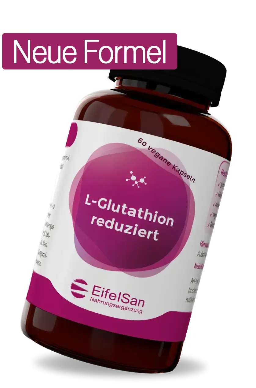 Glutathion Kapseln EifelSan Glutathion Kapseln mit 500 mg reduziertem L-Glutathion pro Kapsel