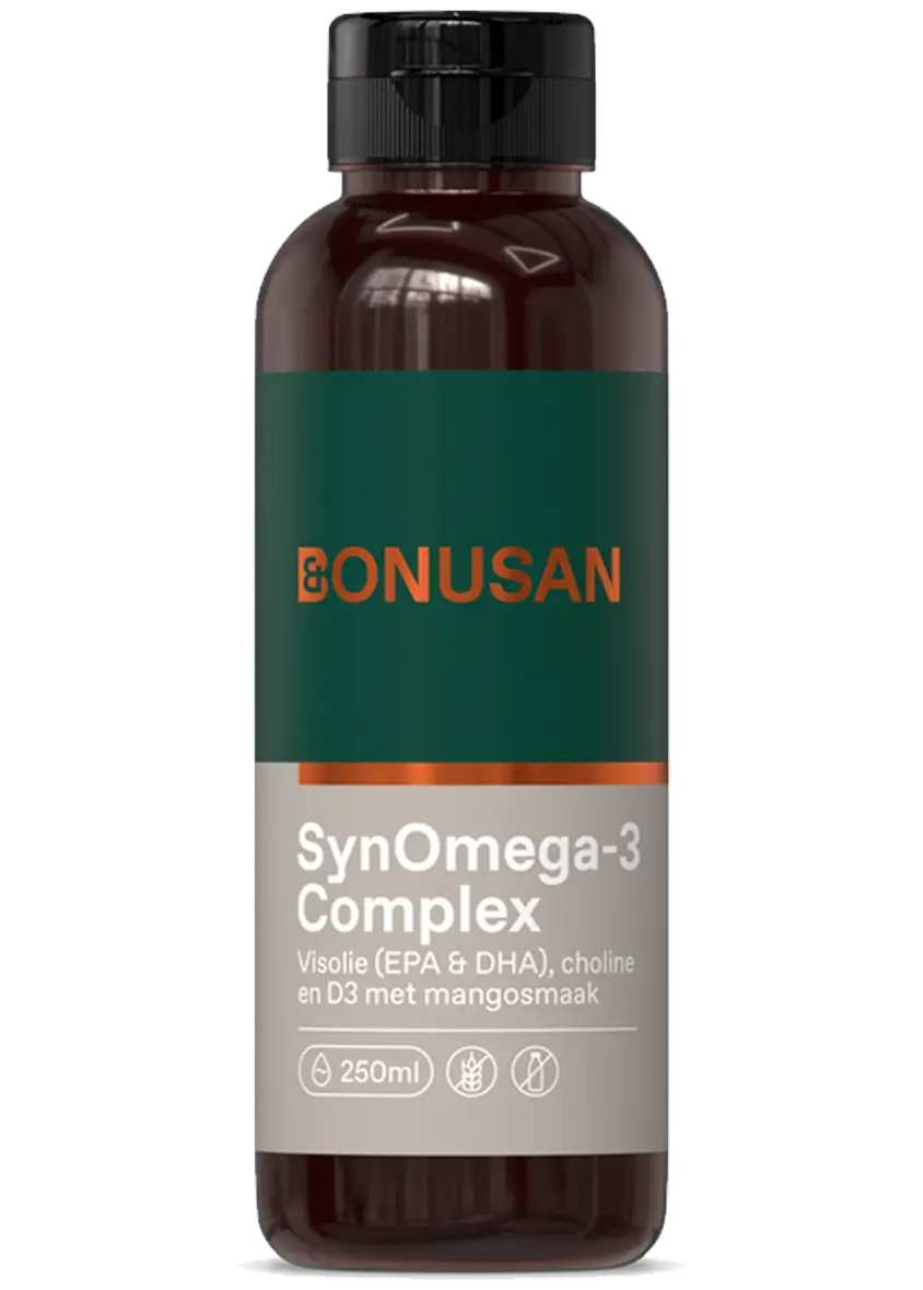 SynOmega-3 250 ml SynOmega-3 von Bonusan – 250 ml flüssige Omega-3-Emulsion mit DHA, Cholin und Vitamin D3