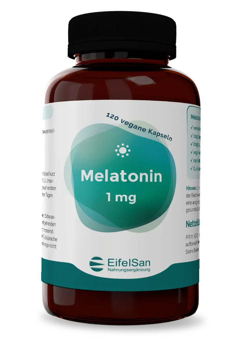Melatonin 1 mg – 120 vegane Kapseln