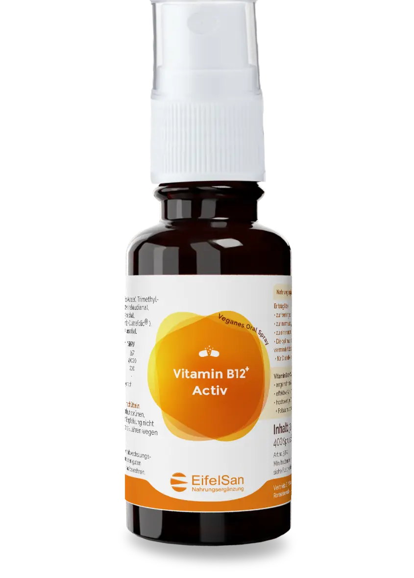 Vitamin B12 Activ Spray Vitamin B12 Activ Oral Spray von EifelSan – 50 ml mit B6 und aktivem Folat