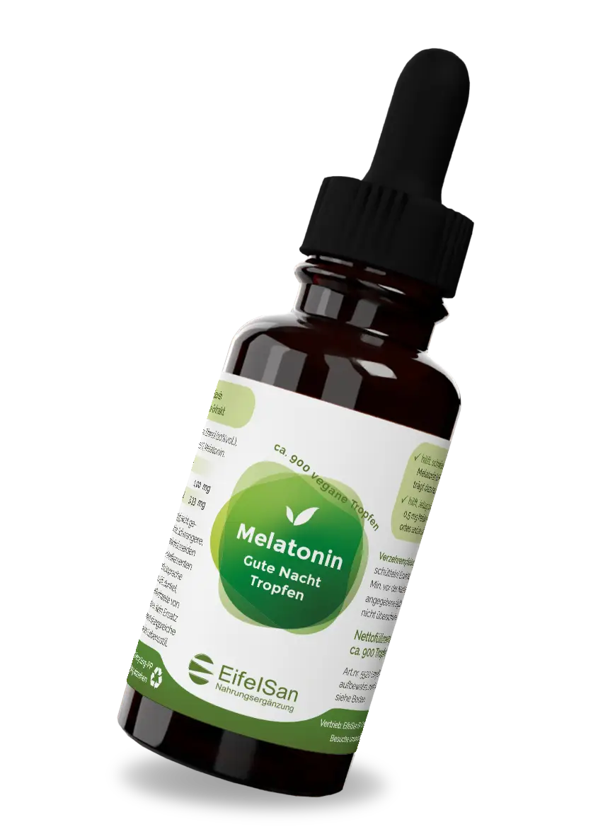 Melatonin Gute Nacht Tropfen – 1 mg pro Tropfen – 30 ml Melatonin Gute Nacht Tropfen – 1 mg pro Tropfen – 30 ml